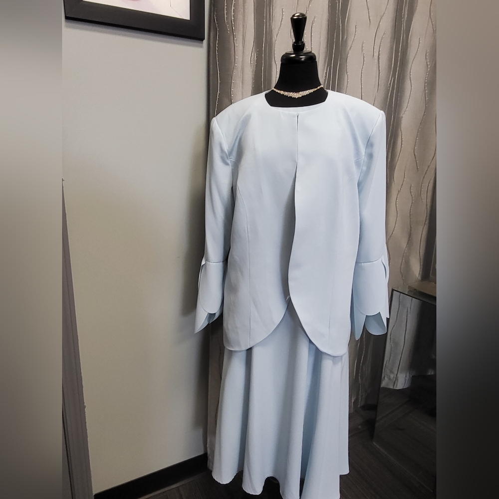 MOB Light Blue Dress with Jacket